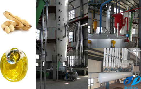 High oil yield rate soybean oil plant