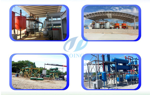 tyre oil refining plant