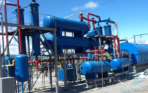 Waste plastic pyrolysis oil plant