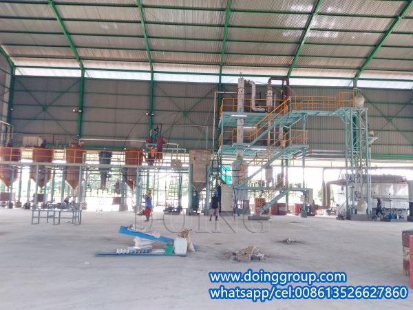 vegetable oil refinery plant