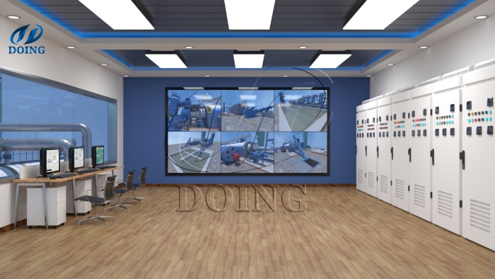 DOING continuous pyrolysis machine PLC system