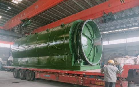 Shipment of DOING tire to diesel pyrolysis distillation machine to Mexico
