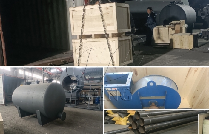 India 2 sets of semi-continuous pyrolysis plant shipment site