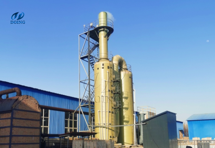 DOING environmental friendly pyrolysis plant DOING environmental friendly pyrolysis plant
