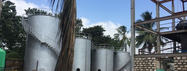sunflower oil refinery plant