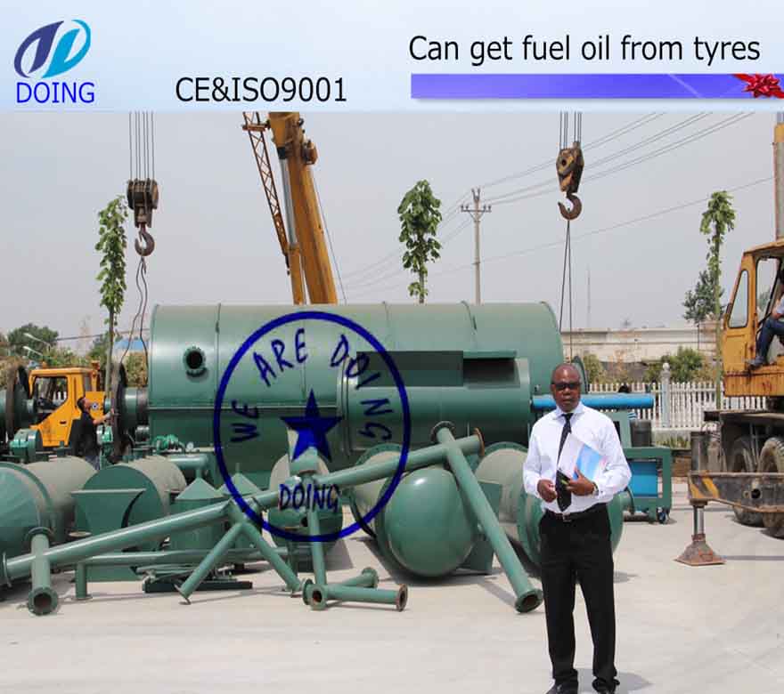 Doing tyre pyrolysis plant in India