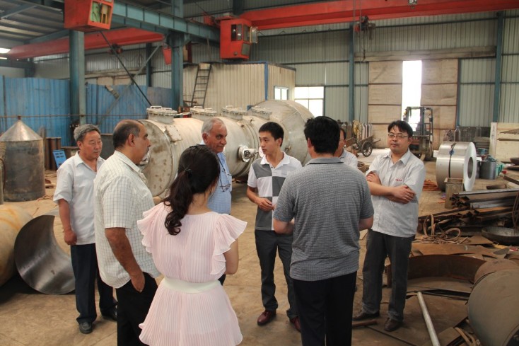 Palm oil refinery and fractionation line customer from Africa.
