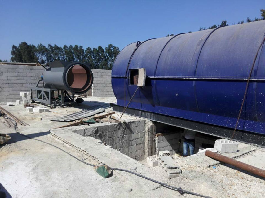 Doing exported old tyre to oil pyrolysis plant to worldwide
