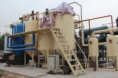 The way to refine waste oil to diesel