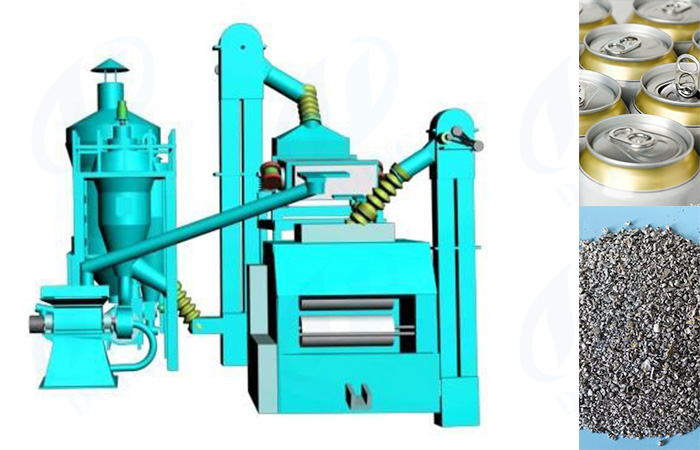 Aluminum plastic recycling machine