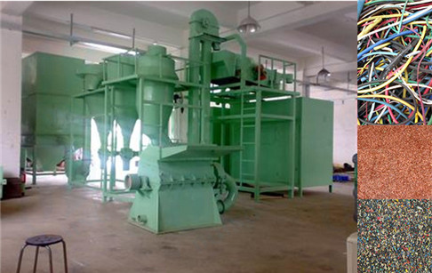 Scrap copper recycling machine