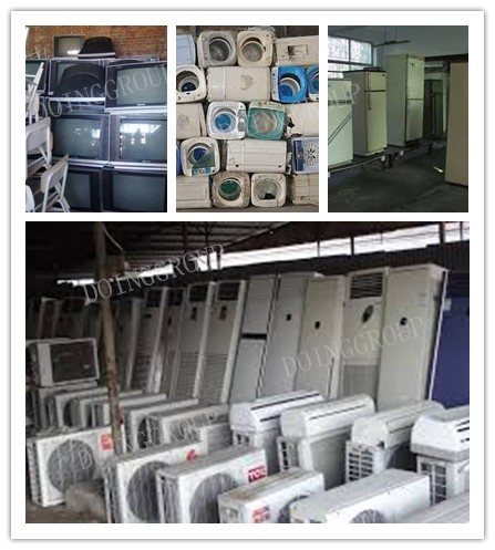 Economic evaluation of optional recycling processes for waste electronic home appliances