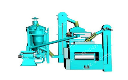 Aluminum recycling  machine running