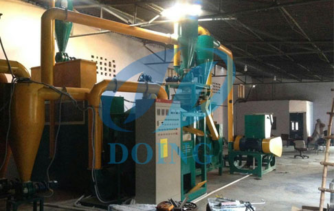 PCB recycling machine  running video
