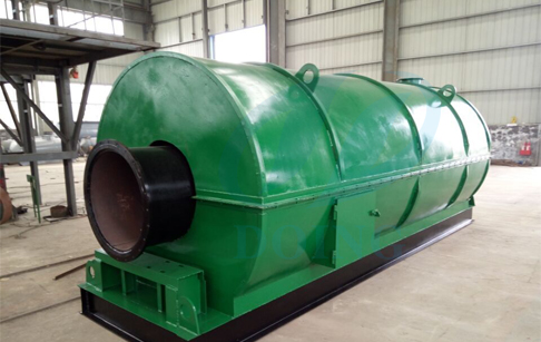 DOING Mini capacity 1ton/day waste tire recycling pyrolysis machine ready for de...