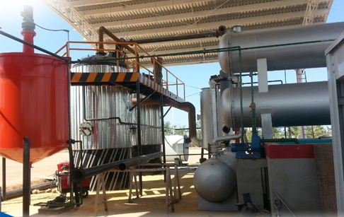 Indian customer coming to visit our waste oil distillation plant next week