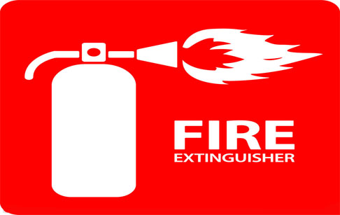 Fire protection around extraction machines