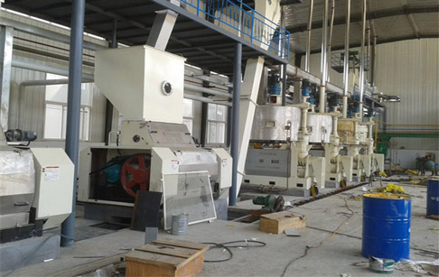 Peanut oil processing plant