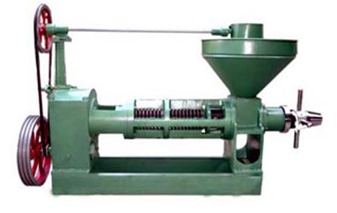 Edible oil screw press machine