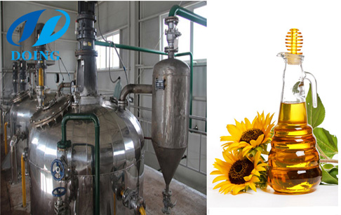 sunflower oil refining plant