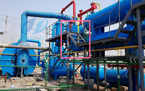 Tire to diesel fuel recycling pyrolysis plant​