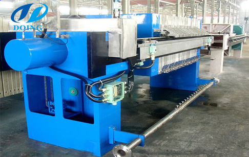 Plate oil filter press of cooking oil machine
