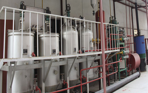 small cooking oil refining line