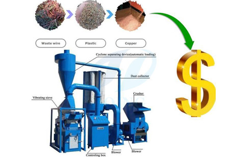 copper granulator machine