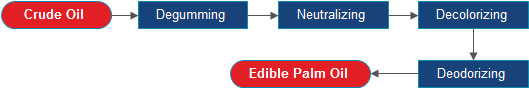 palm oil refining process flow chart