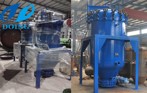 Cooking oil machine vertical leaf filter