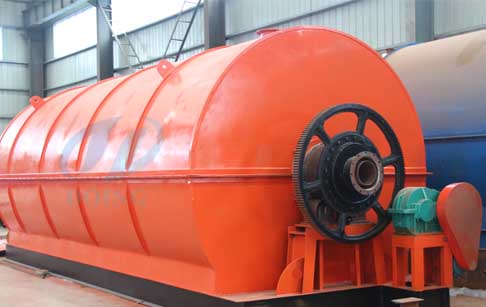 Nigeria customer buy waste tire pyrolysis plant  from Doing
