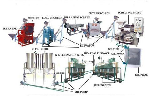 Refined oil processing technology