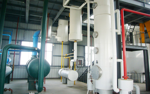 evaporation system of cooking oil extractor