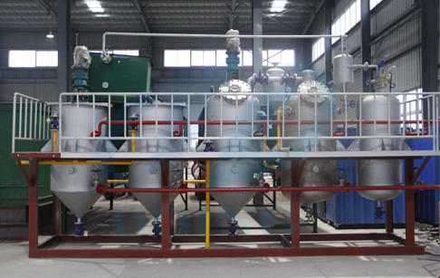 Small oil refinery machine