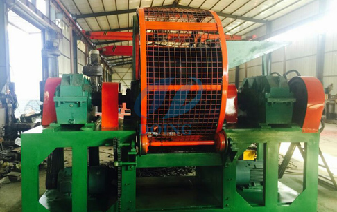 tire crushing machine