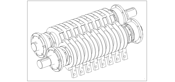 tire crushing machine