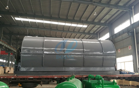 10T/D waste tyre recycling pyrolysis plant delivered to Philippines