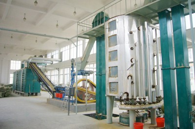 pretreatment workshop of rice bran oil plant