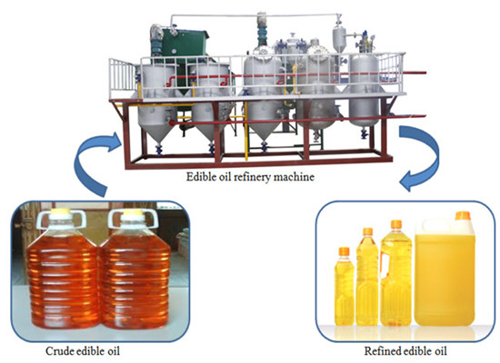 rice bran oil refinery