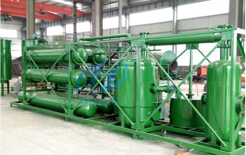 Scrap tyre recycling plant