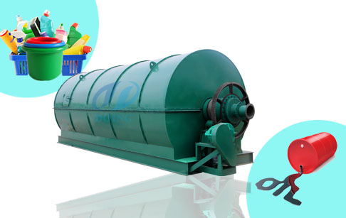 How can fuel be produced from plastics?