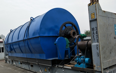 10ton capacity waste tire pyrolysis plant for Ukraine customer has successful de...