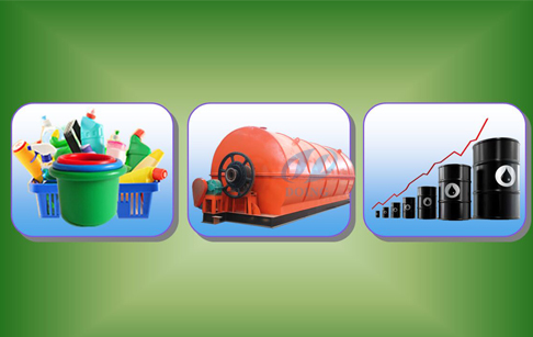 How to make crude oil from plastic ?