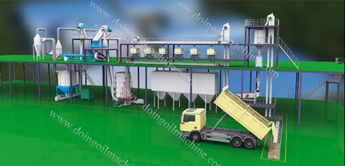rice bran oil extraction machine