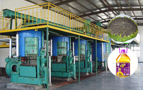 Sunflower oil press production line