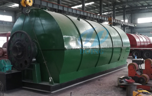 The waste tire pyrolysis plant will delivery to Panama