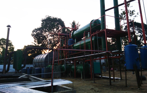 10T/D waste tyre pyrolysis plant in Philippines