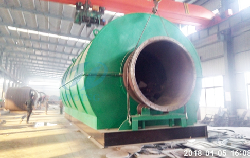 plastic waste recycling plant