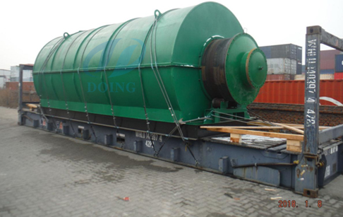 10T/D plastic pyrolysis plant for Indian customer finished delivery