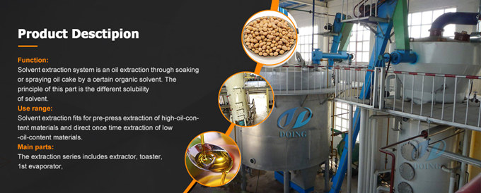 edible oil solvent extraction plant